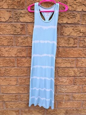 4/$25 • Joe Fresh Light Blue Tie-Dye Racerback Maxi Dress
